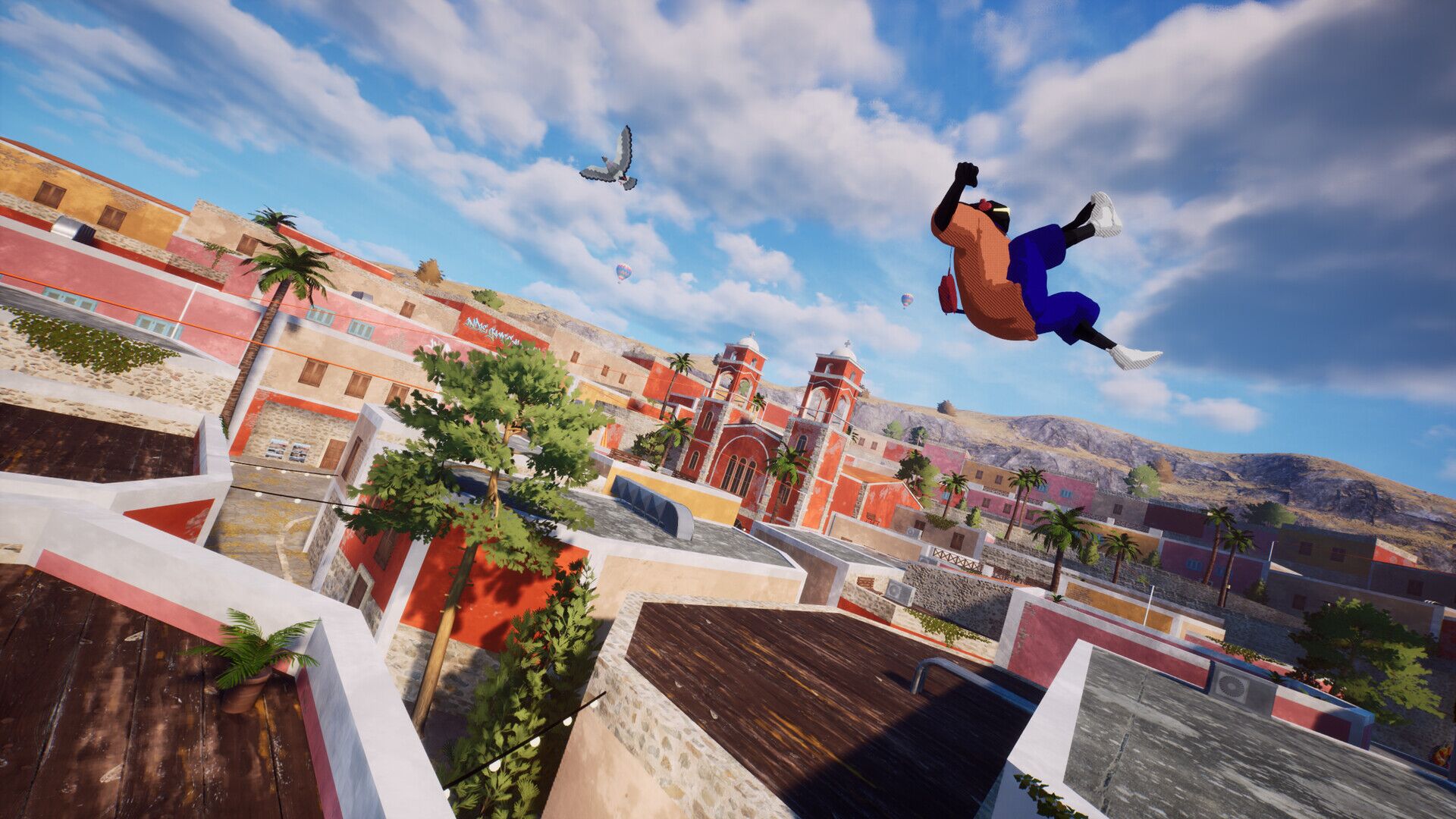 Rooftops & Alleys: The Parkour Game oyun içi görsel 1