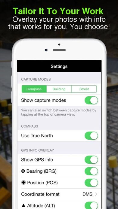 Solocator GPS Field Camera + Dalgona iPhone AppStore görseli 3