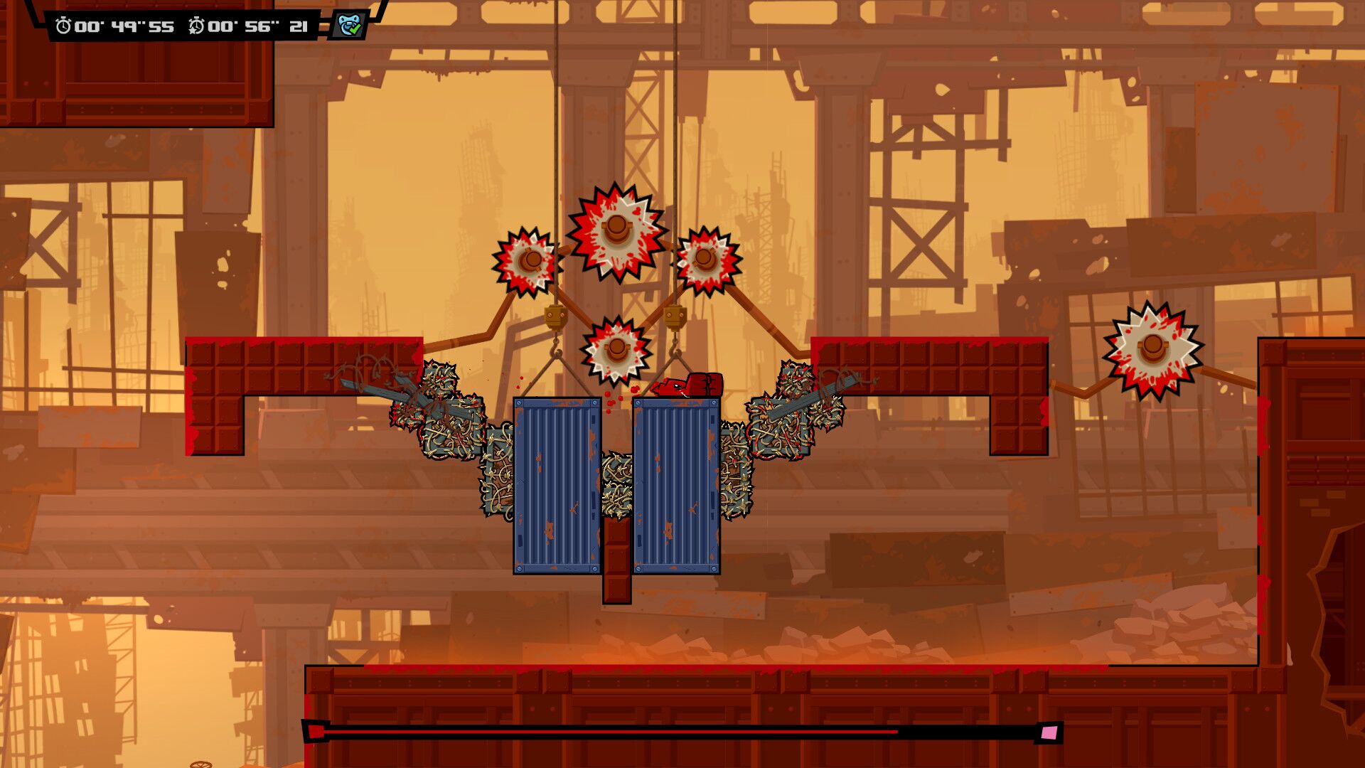 Super Meat Boy Forever + Geometry Dash AppStore iPad oyun içi görsel 2