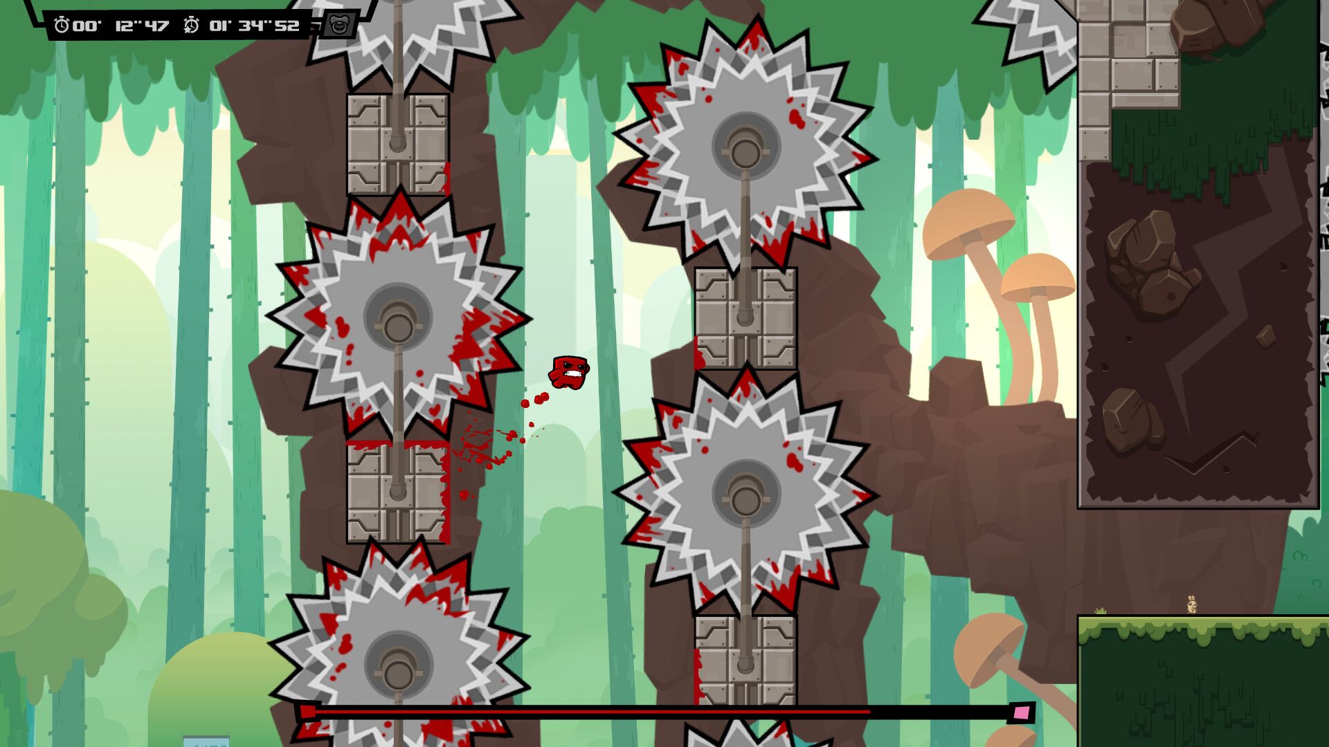 Super Meat Boy Forever + Geometry Dash AppStore iPad oyun içi görsel 3