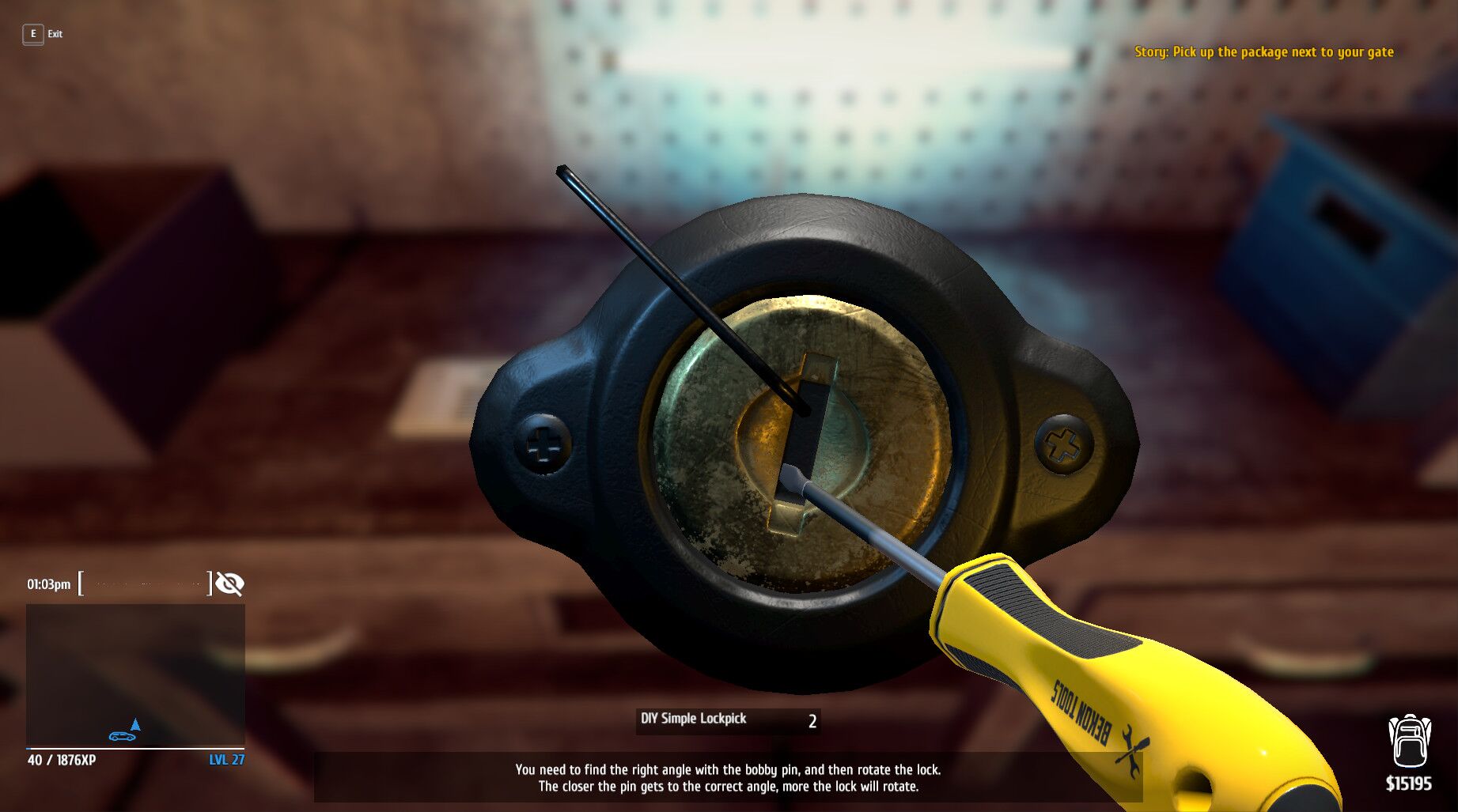 Thief Simulator oyun içi görsel 2