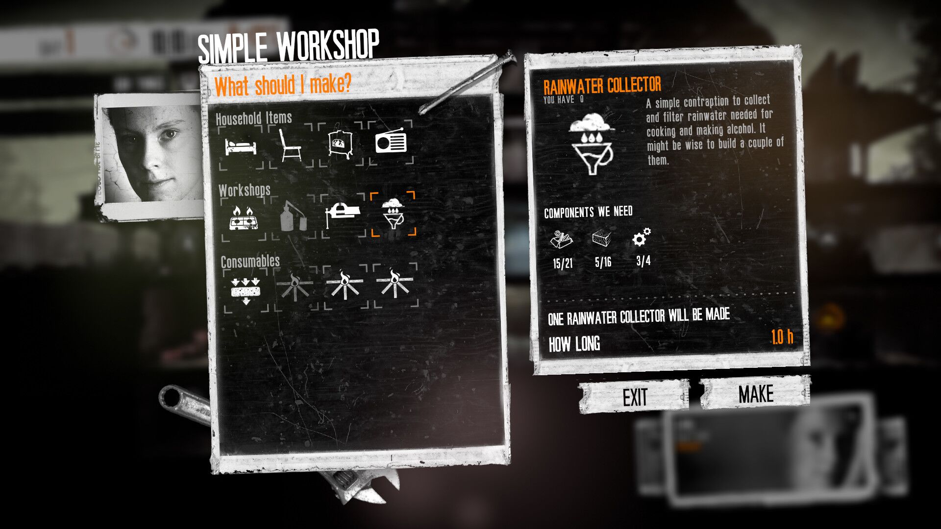 This War of Mine + Stories iPhone iPad AppStore oyun içi görsel 3