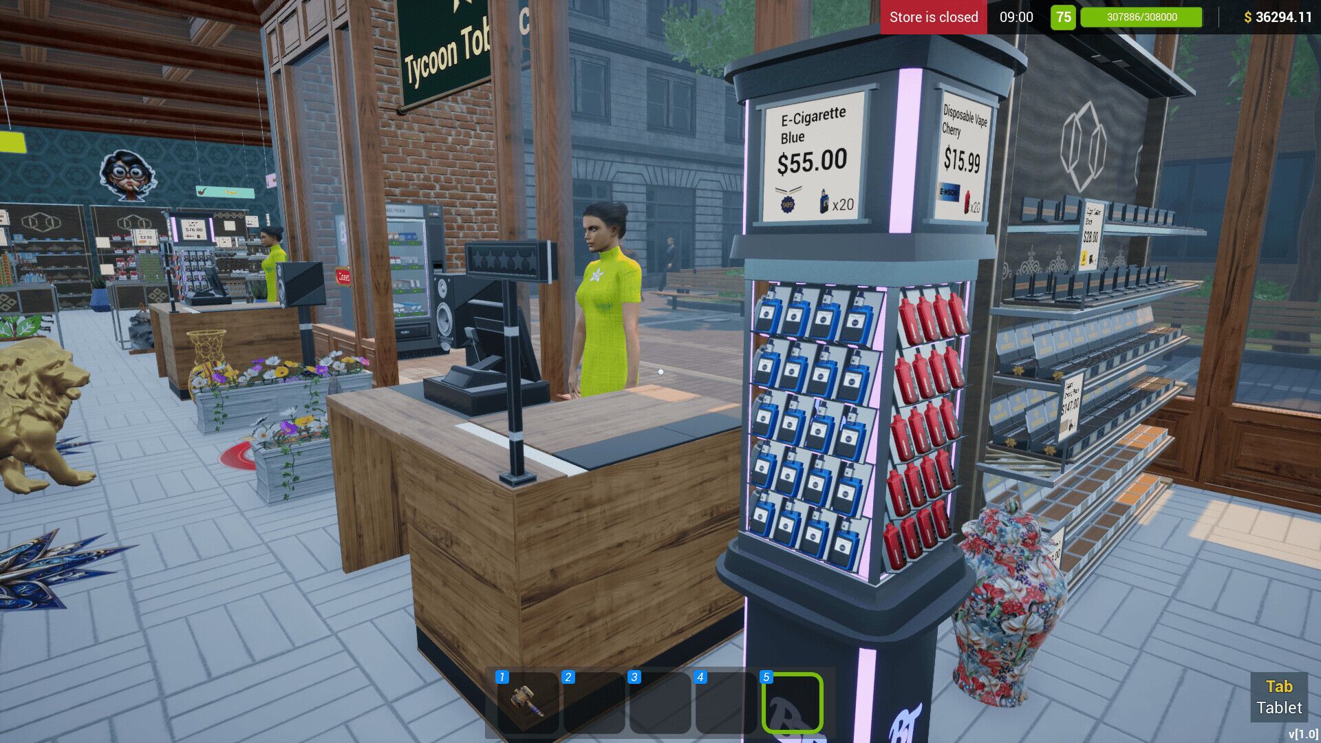 Tobacco Shop Simulator oyun içi görsel 3
