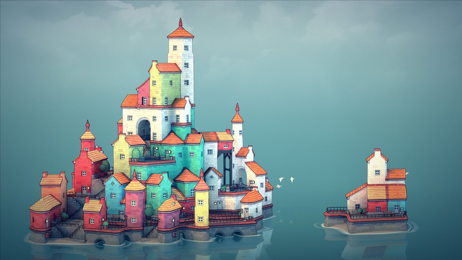 Townscaper oyun içi görsel 1
