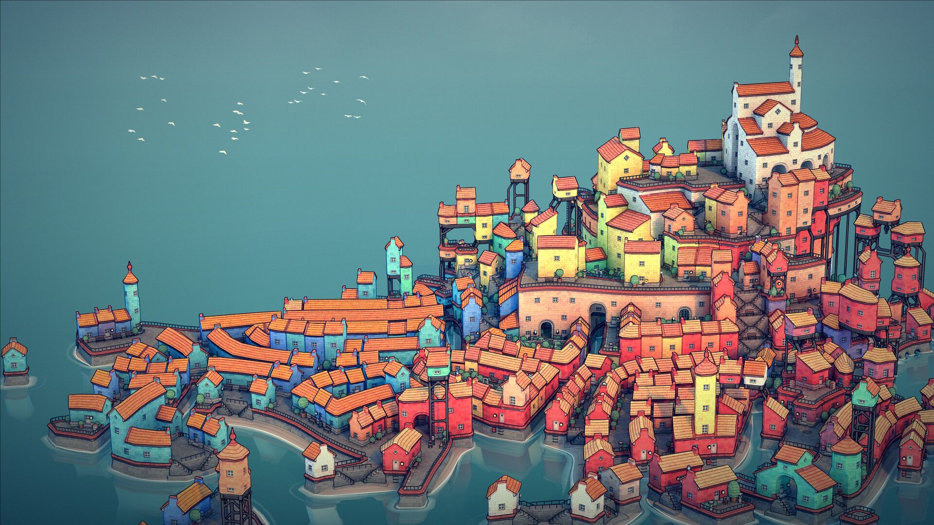 Townscaper oyun içi görsel 3