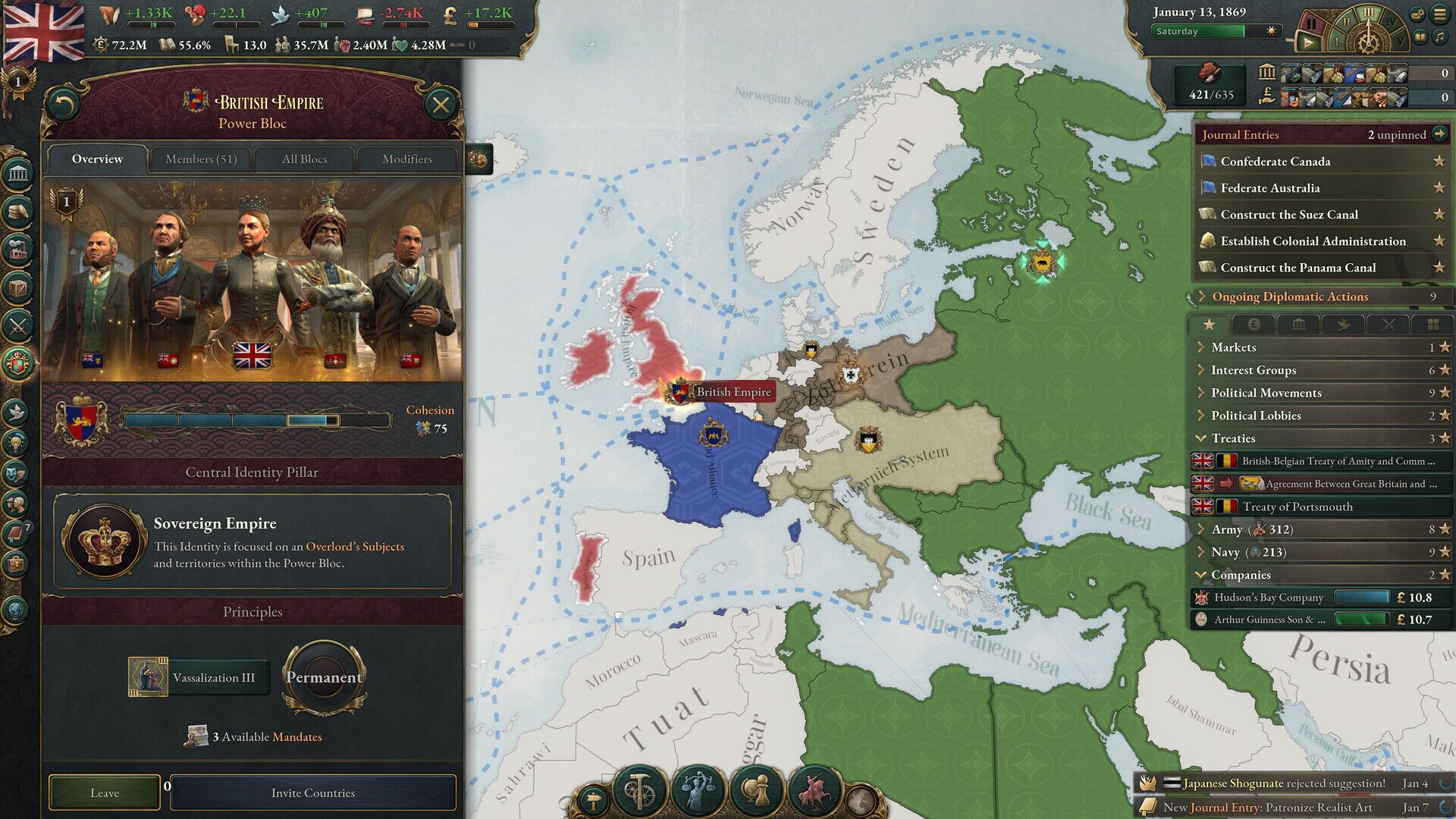 Victoria 3 oyun içi görsel 1