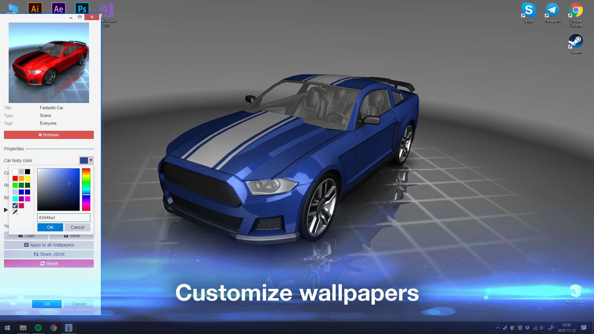 Wallpaper Engine oyun içi görsel 1