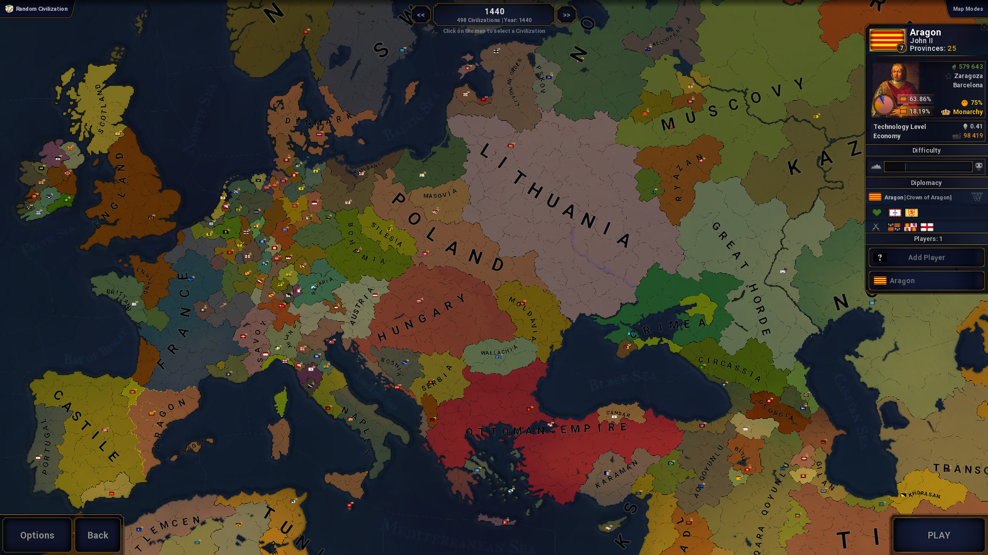 Age of History II oyun içi ekran görüntüsü 1