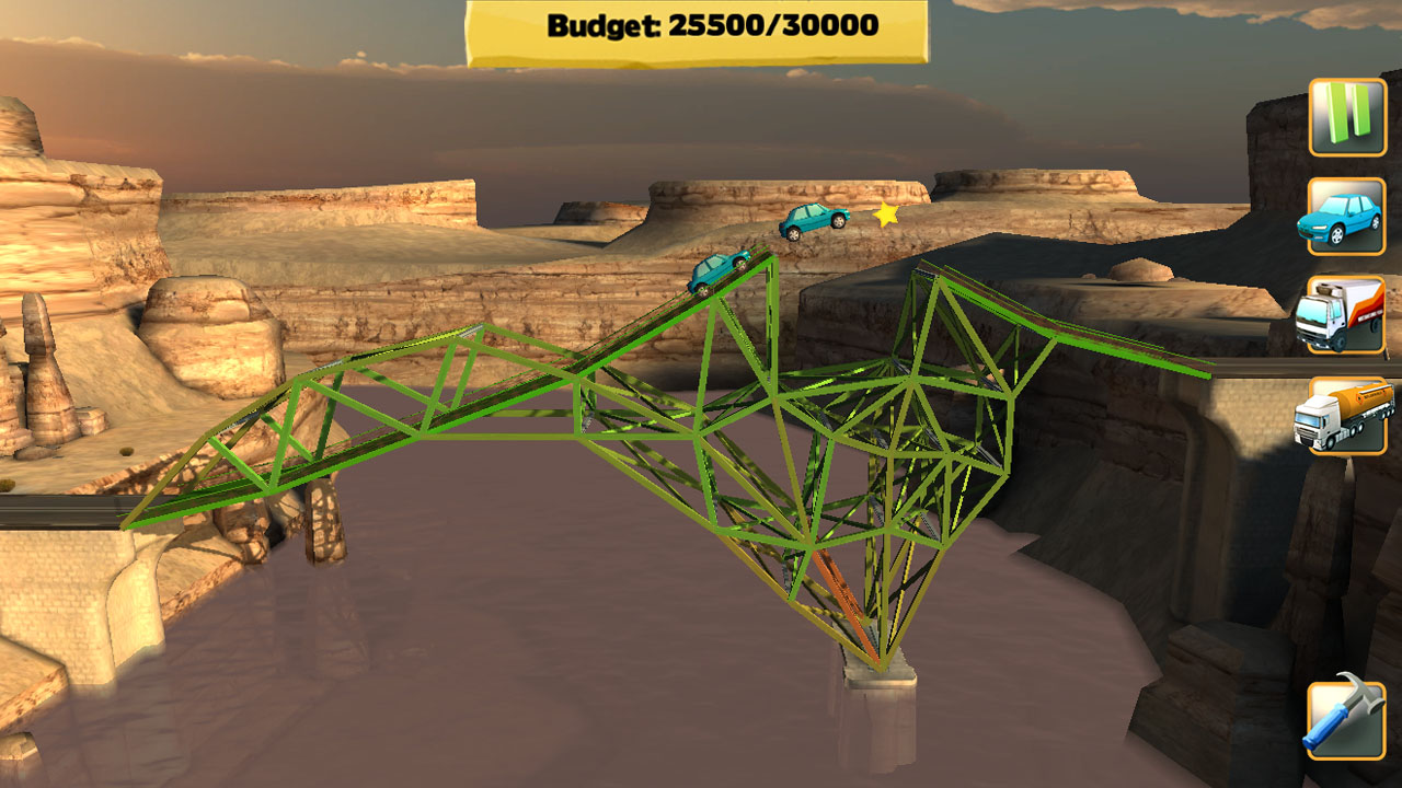 Bridge Constructor ekran görüntüsü 2