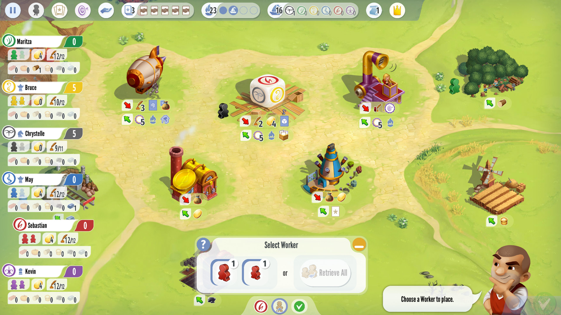 Charterstone: Digital Edition oyun içi ekran görüntüsü 1