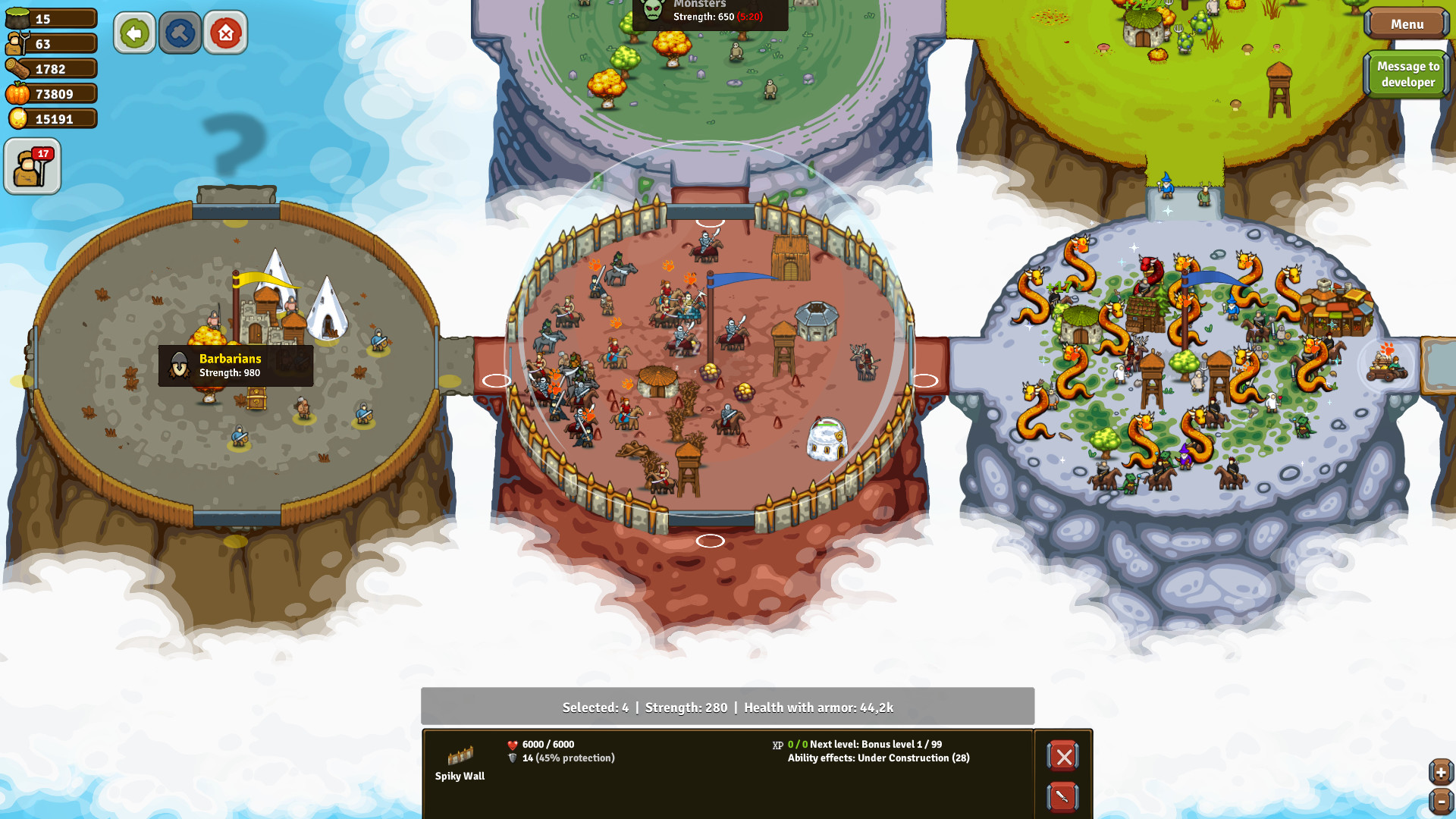 Circle Empires Rivals oyun içi ekran görüntüsü 1