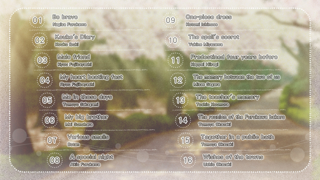 CLANNAD Side Stories oyun içi ekran görüntüsü 2