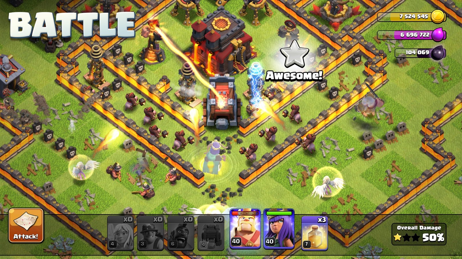 Clash of Clans Elmas ve Gold Pass (Hesaba Yükleme) ürün görseli 1 - Tiriniti