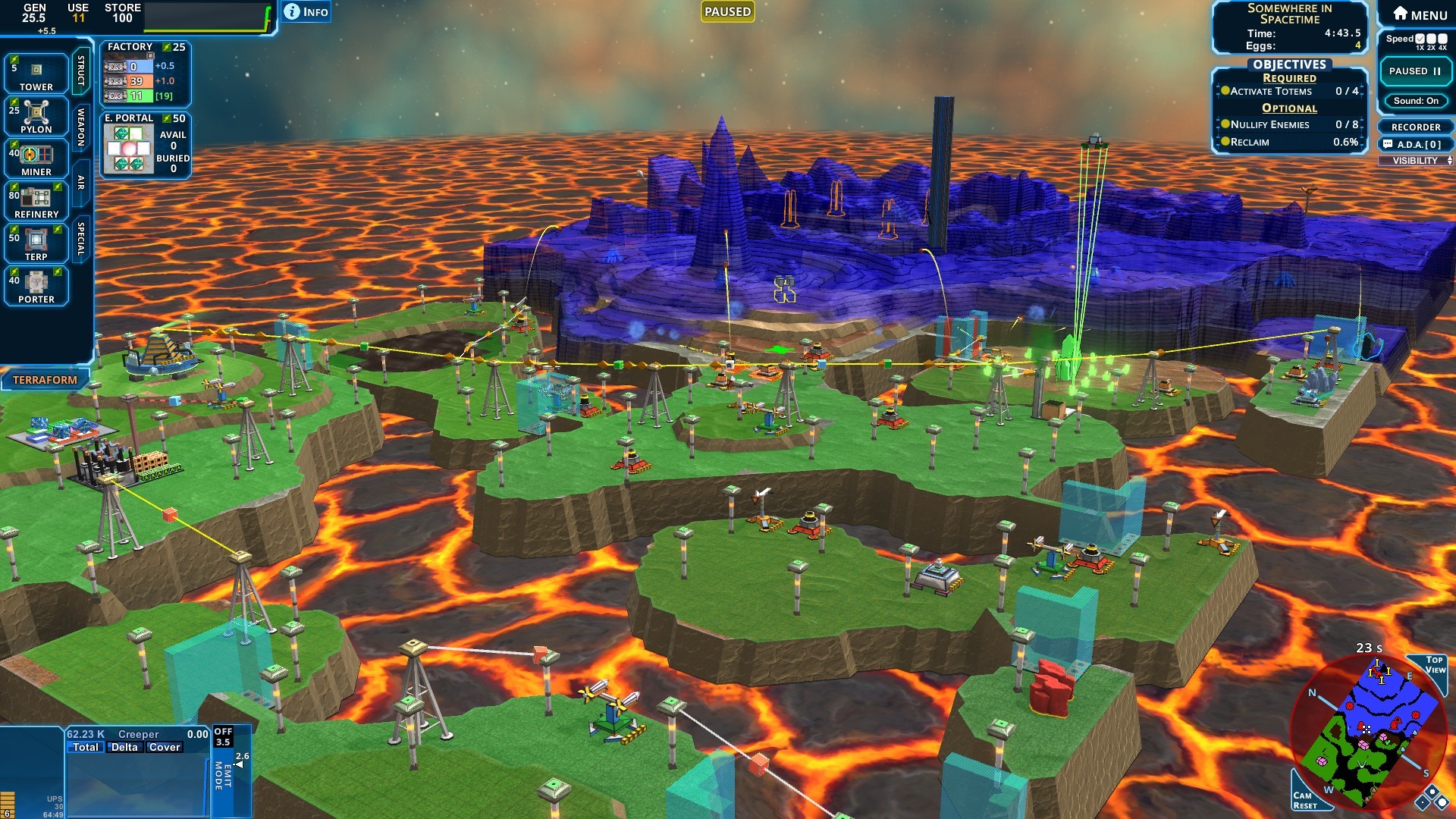 Creeper World 4 oyun içi ekran görüntüsü 3