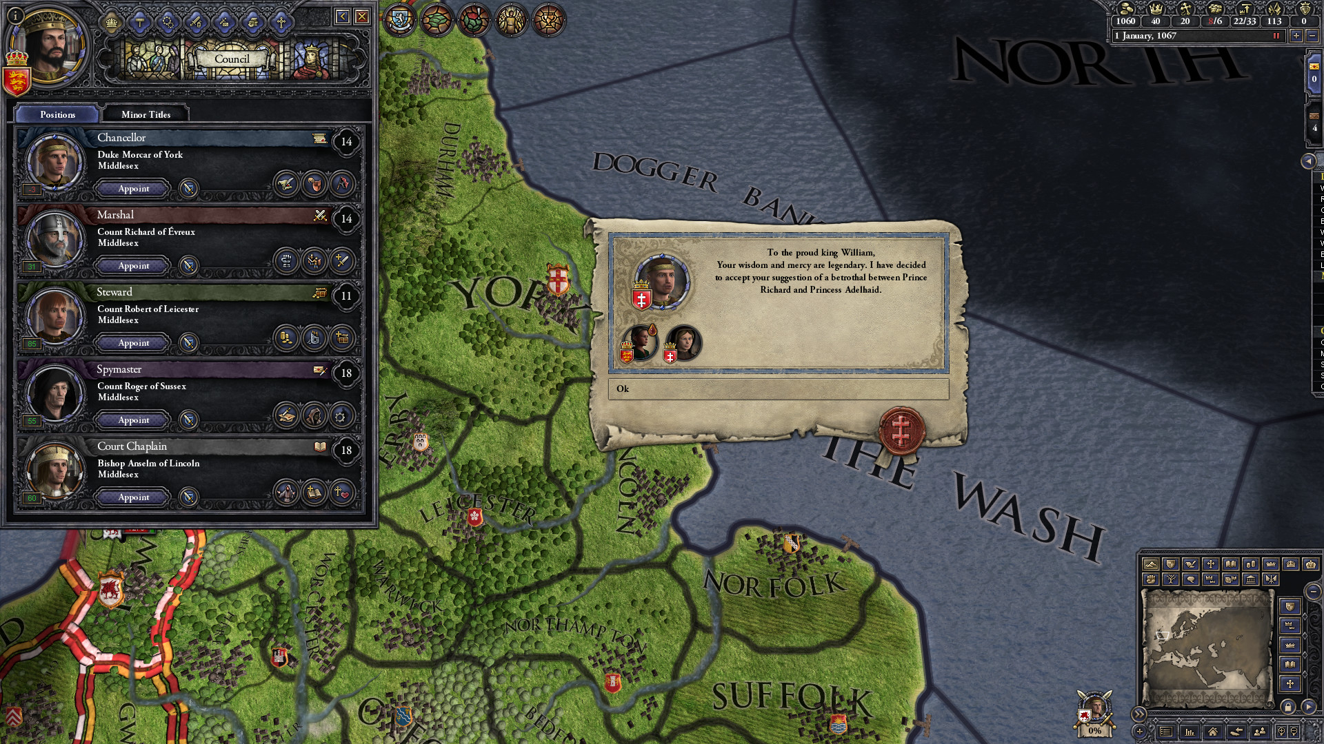 Crusader Kings II oyun içi ekran görüntüsü 3