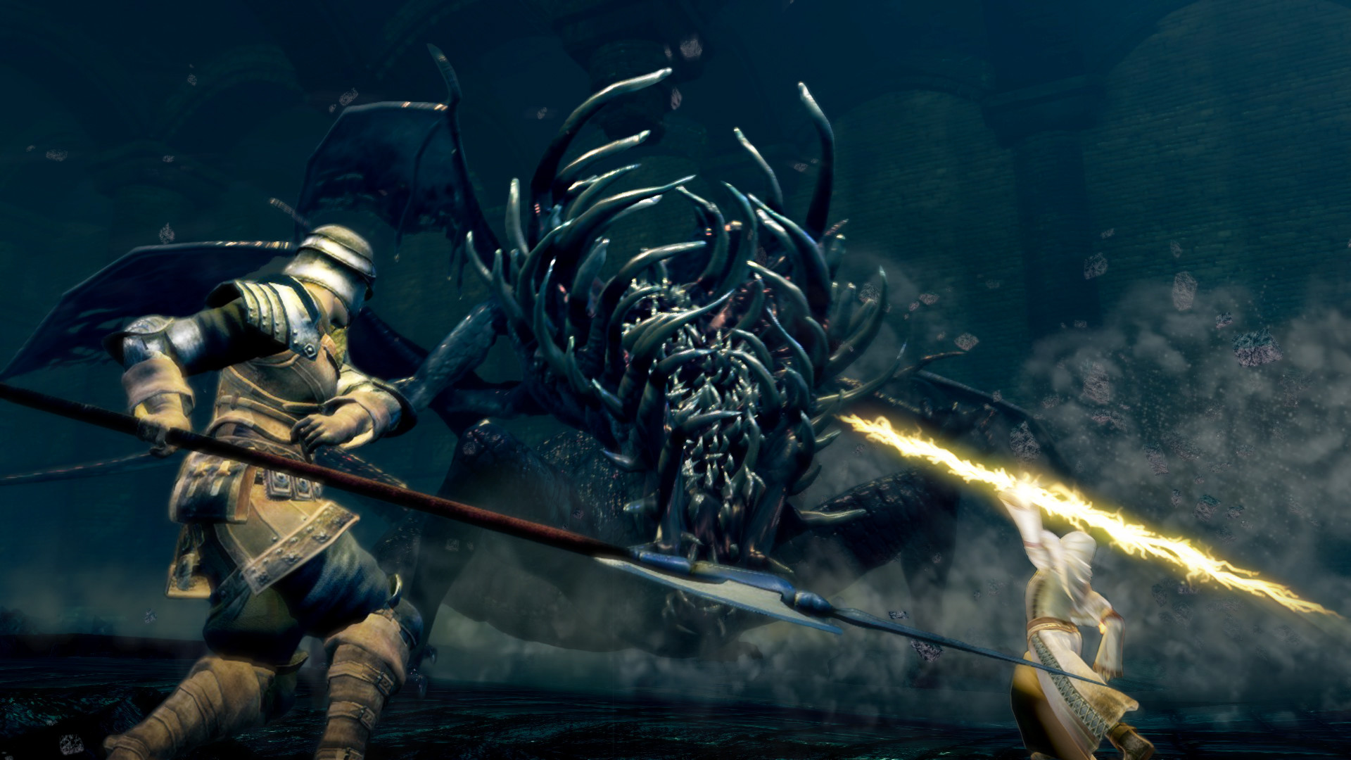 DARK SOULS REMASTERED + 3 + 2 Xbox One Series X|S oyun görseli 1 - Tiriniti