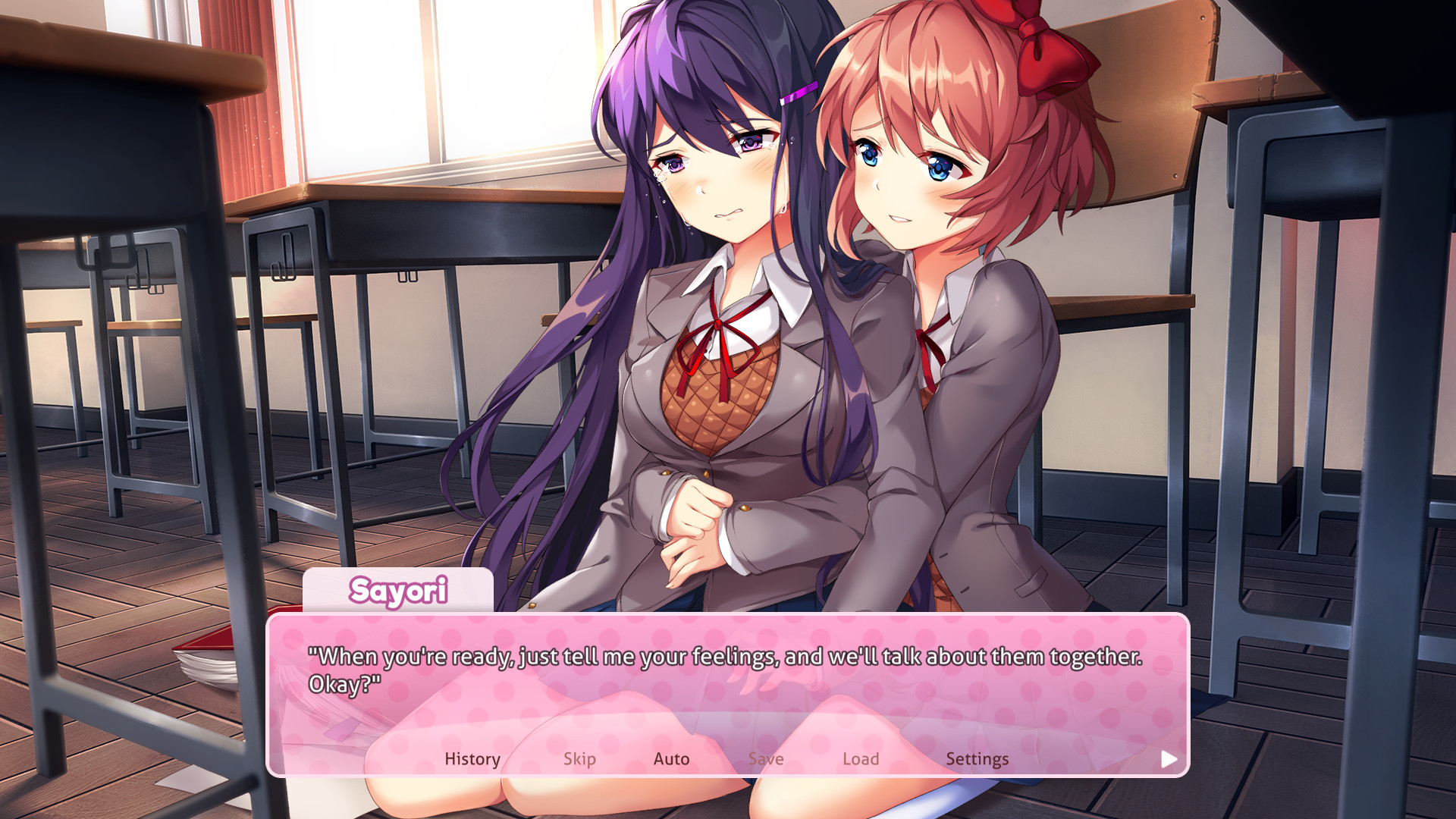 Doki Doki Literature Club Plus! oyun içi ekran görüntüsü 2