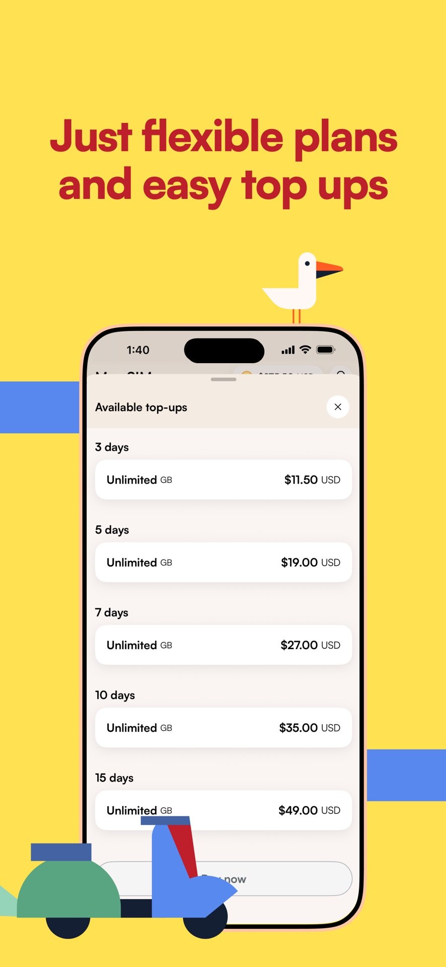 eSIM Mobil İnternet Paketi (Airalo) ürün görseli 3 - Tiriniti