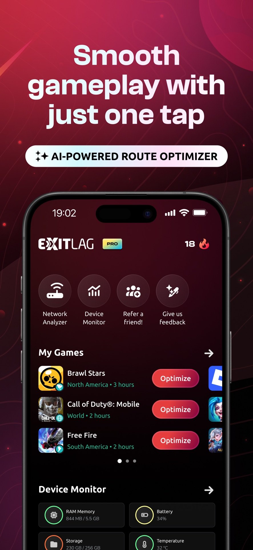 ExitLag Abonelik Kodu (PC + Mobil) ürün görseli 1 - Tiriniti