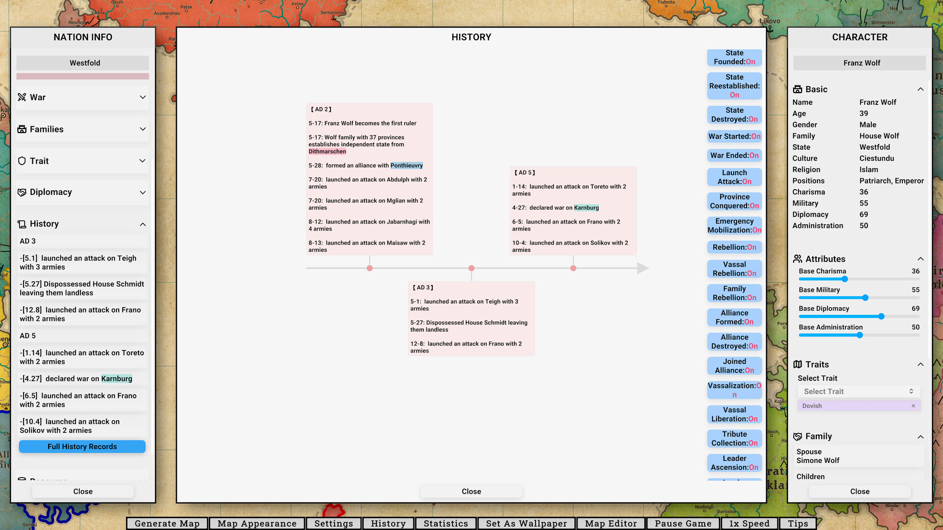 Fantasy Map Simulator ekran görüntüsü 1