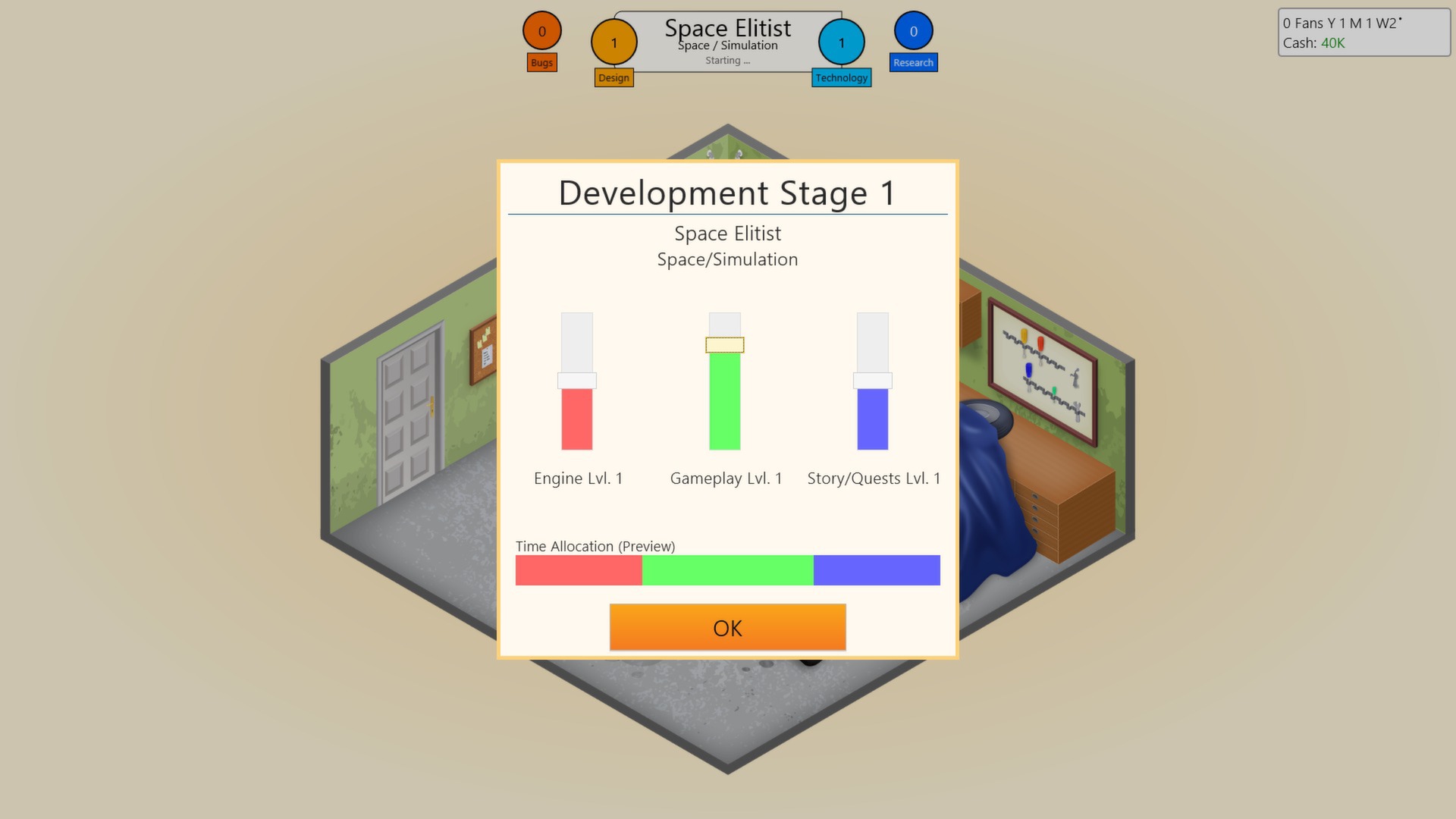 Game Dev Tycoon oyun içi ekran görüntüsü 1