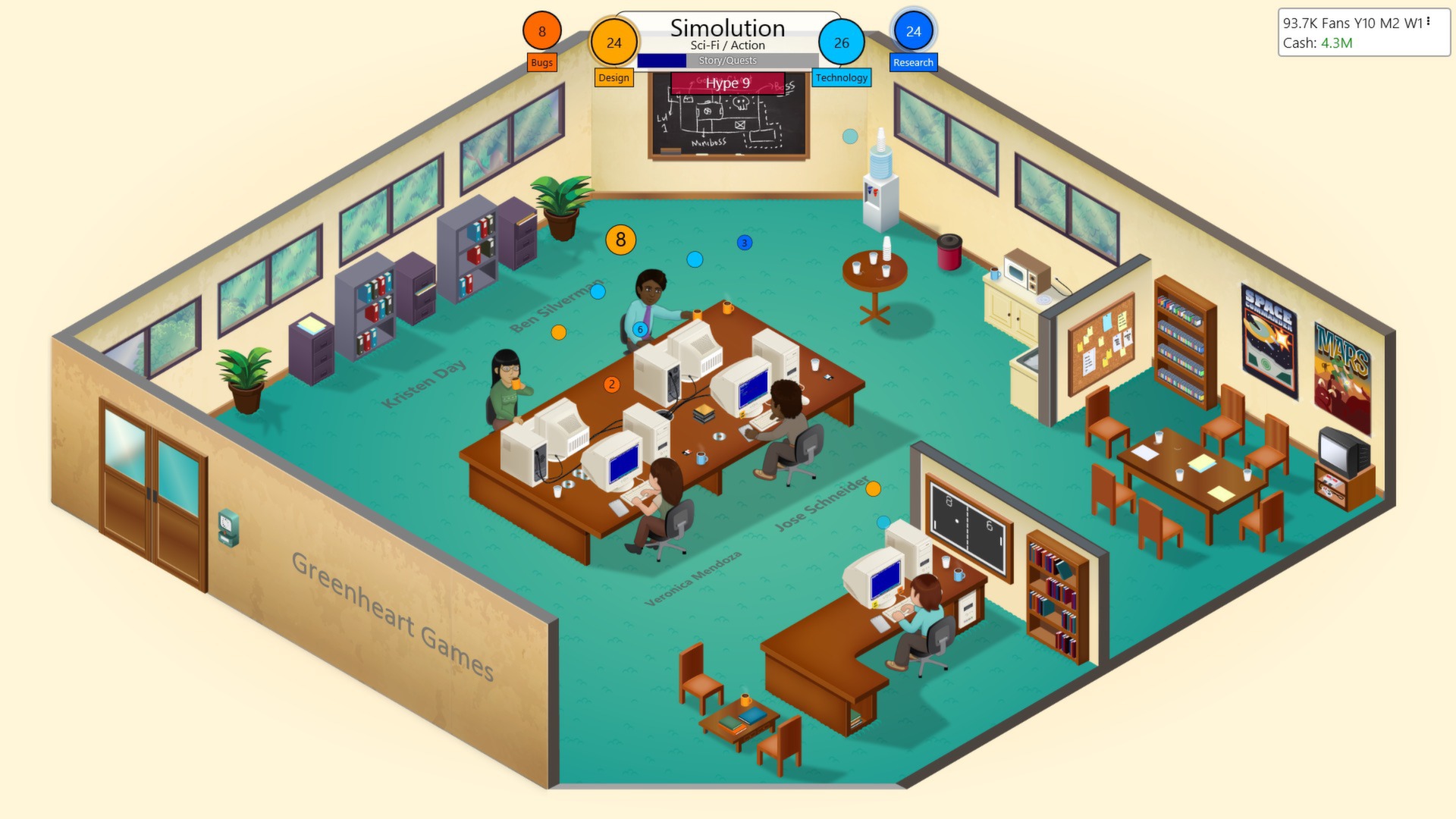 Game Dev Tycoon oyun içi ekran görüntüsü 2