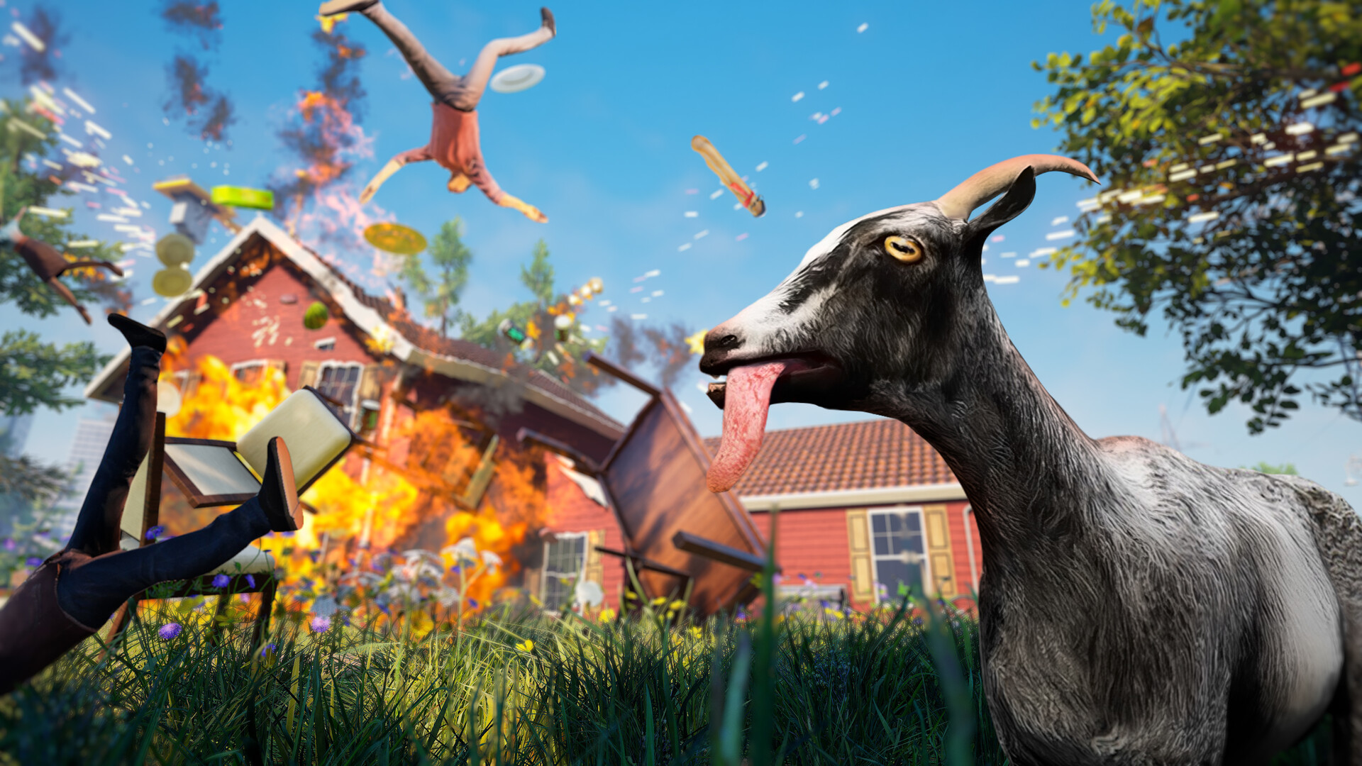 Goat Simulator: Remastered ekran görüntüsü 1