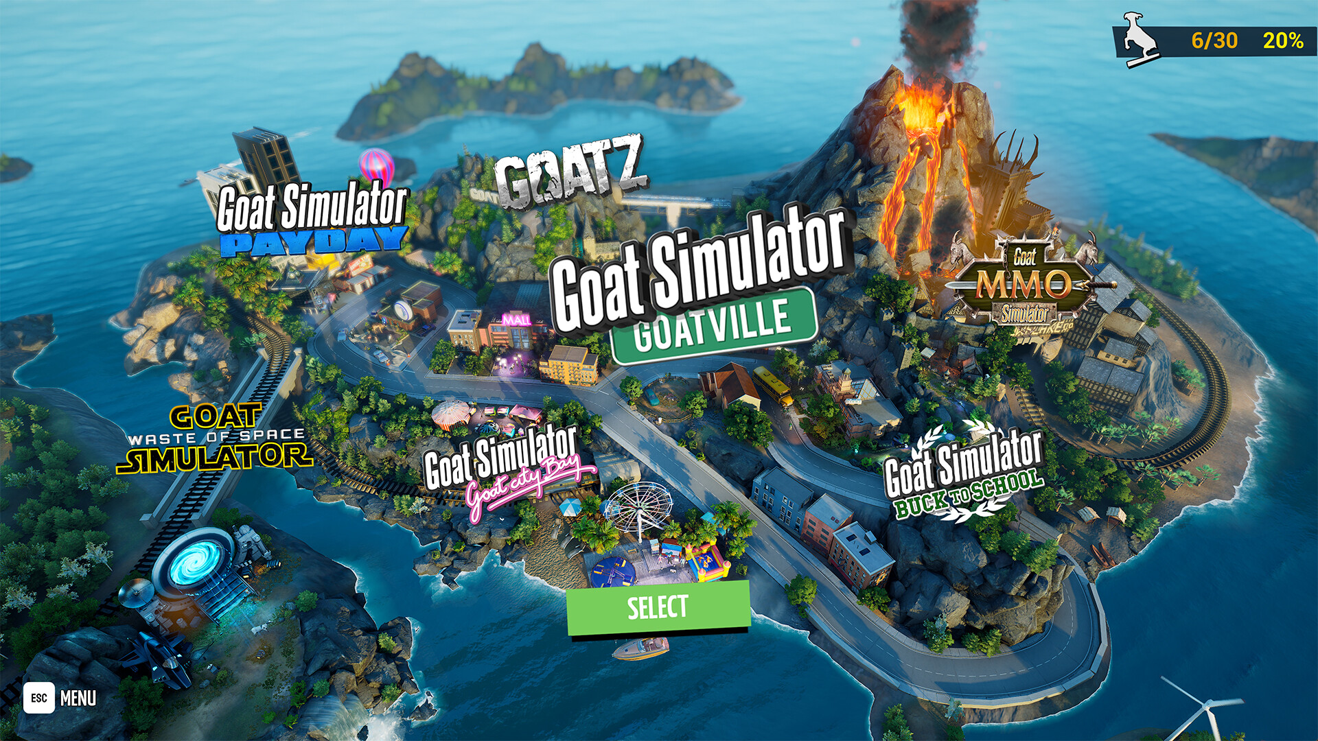 Goat Simulator: Remastered ekran görüntüsü 2