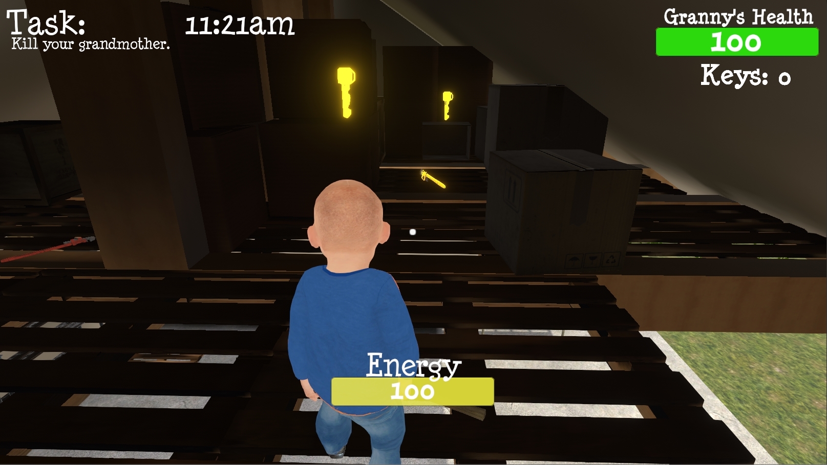 Granny Simulator oyun içi ekran görüntüsü 1