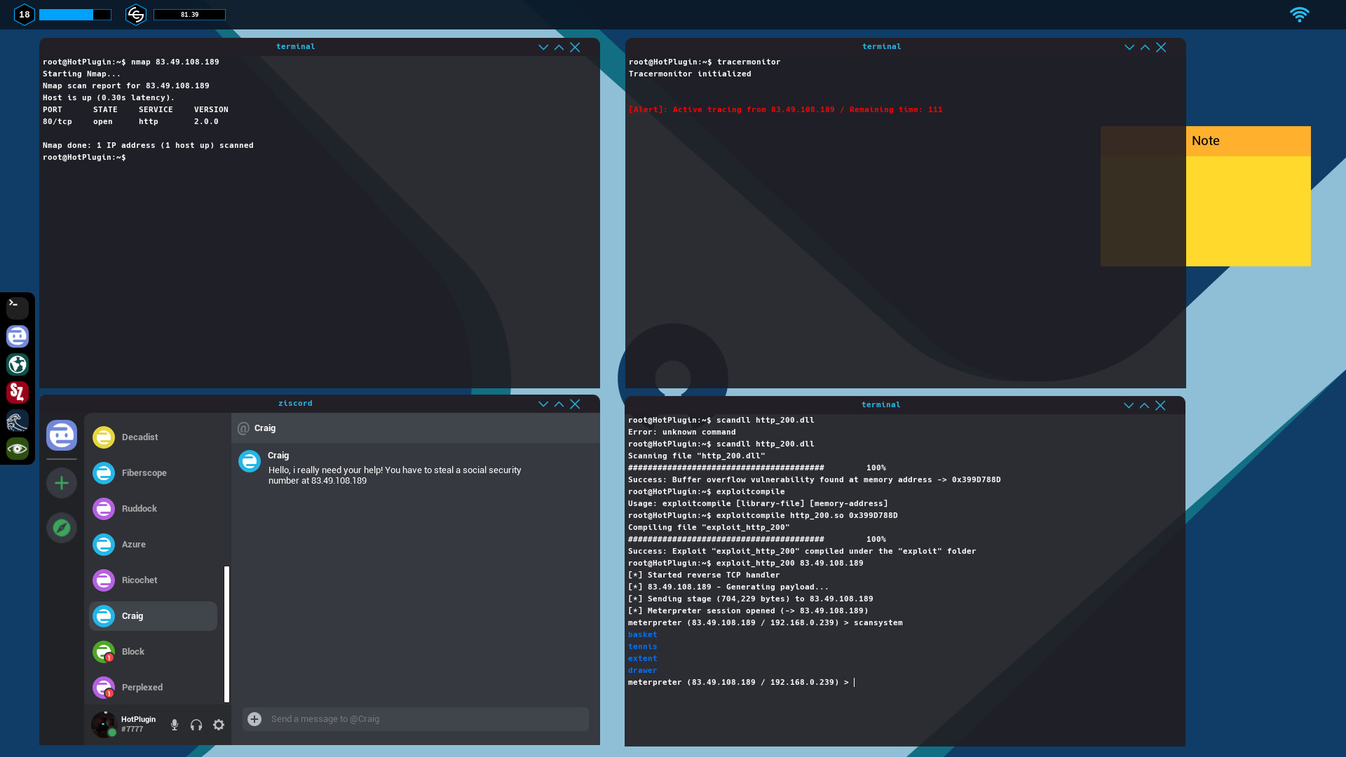 Hacker Simulator ekran görüntüsü 3