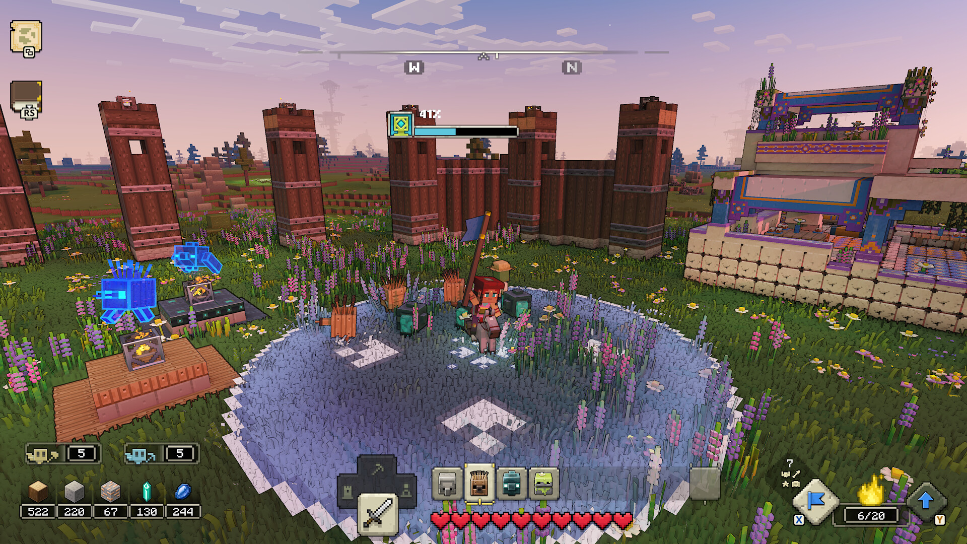 Minecraft Legends oyun içi ekran görüntüsü 1