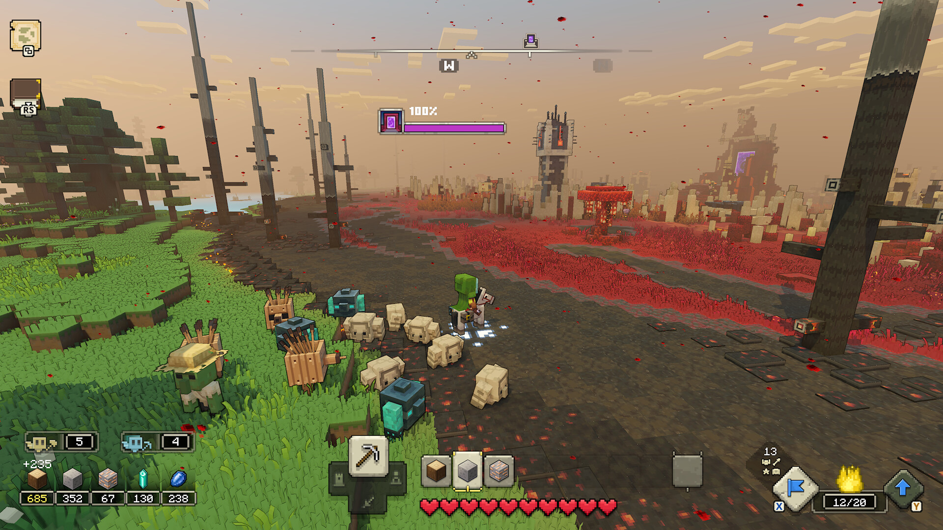 Minecraft Legends oyun içi ekran görüntüsü 2