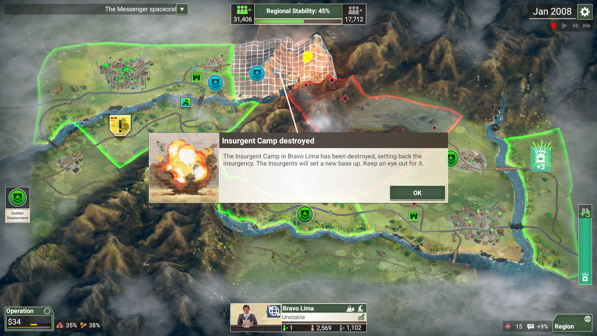 Rebel Inc: Escalation ekran görüntüsü 2