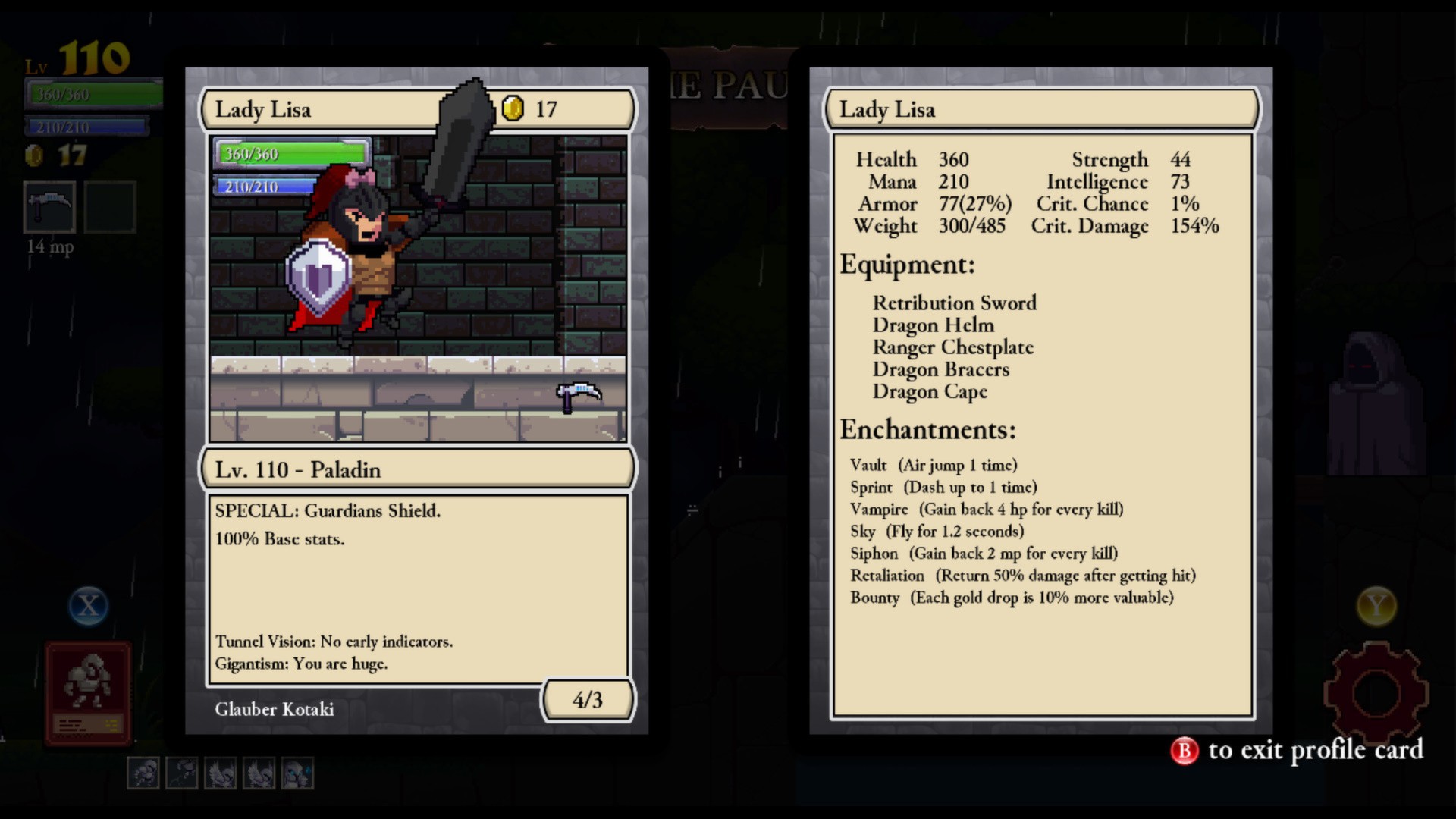 Rogue Legacy oyun içi ekran görüntüsü 2