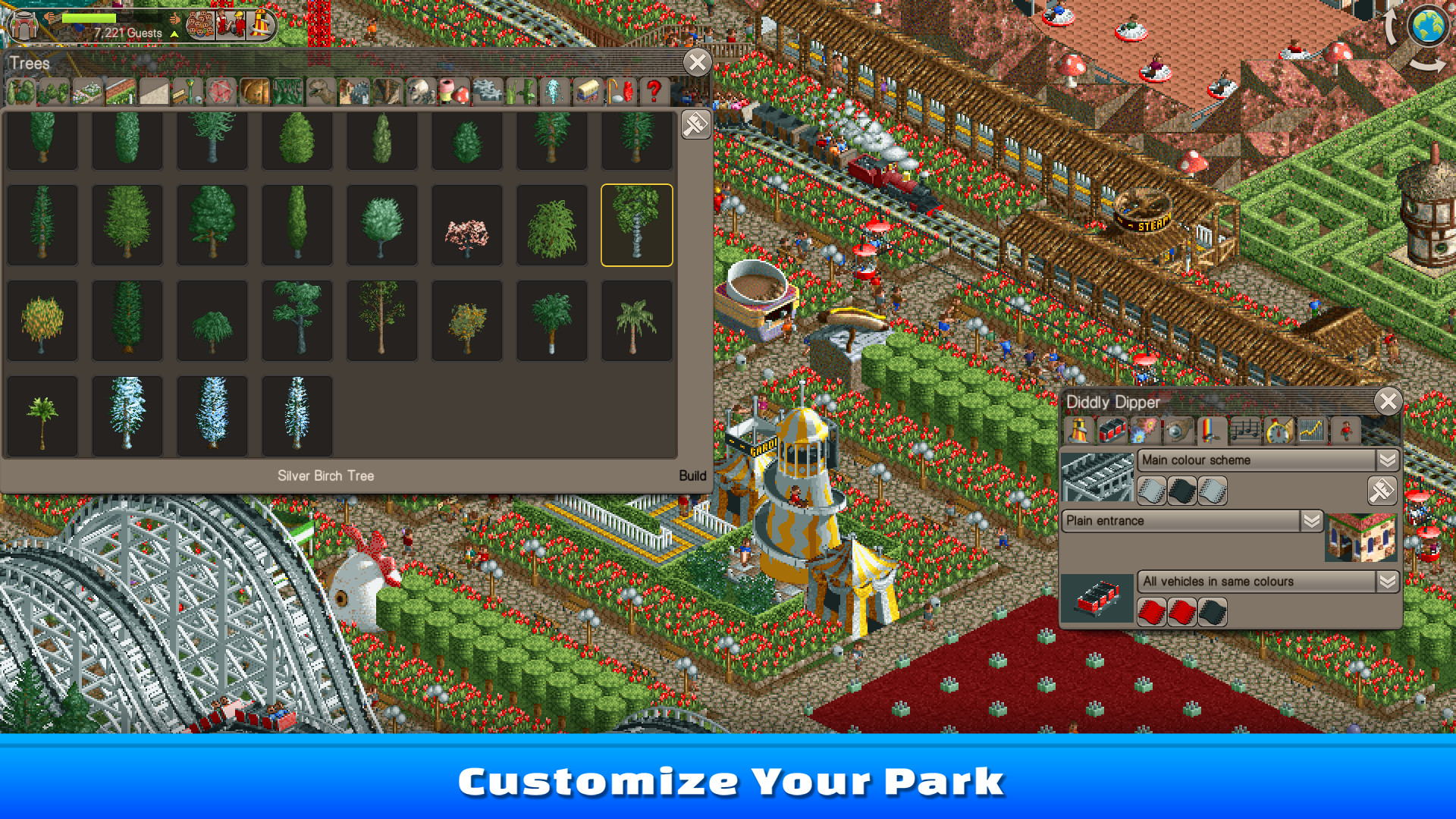 RollerCoaster Tycoon® Classic oyun içi ekran görüntüsü 3