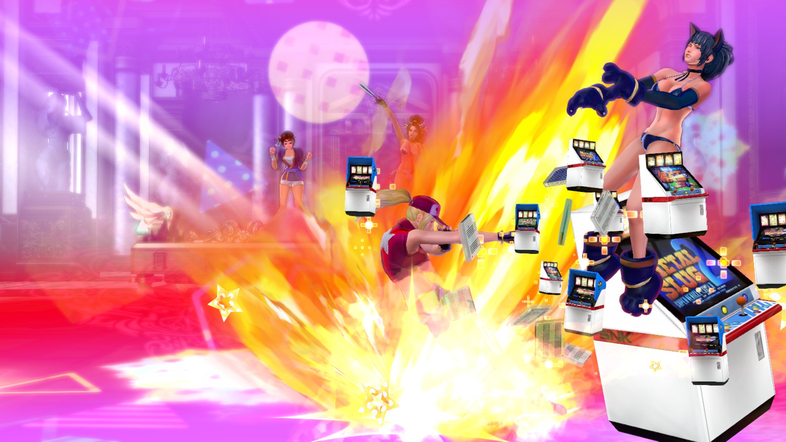 SNK HEROINES Tag Team Frenzy ekran görüntüsü 1