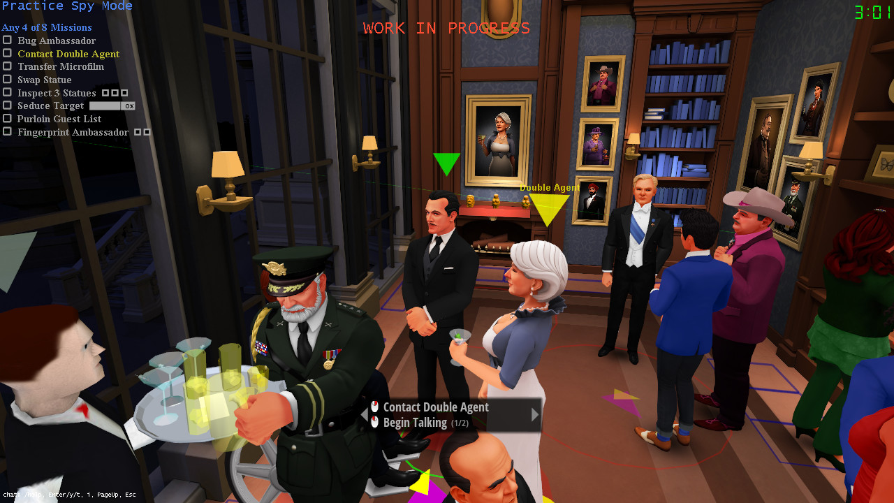 SpyParty ekran görüntüsü 1
