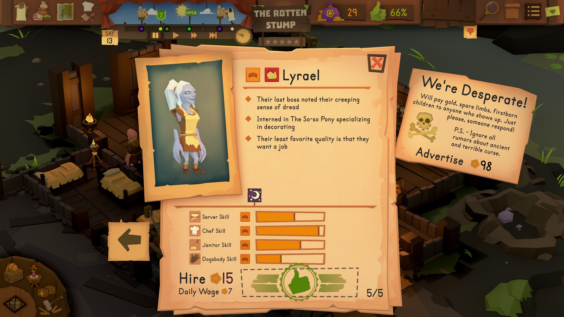 Tavern Keeper oyun içi ekran görüntüsü 2