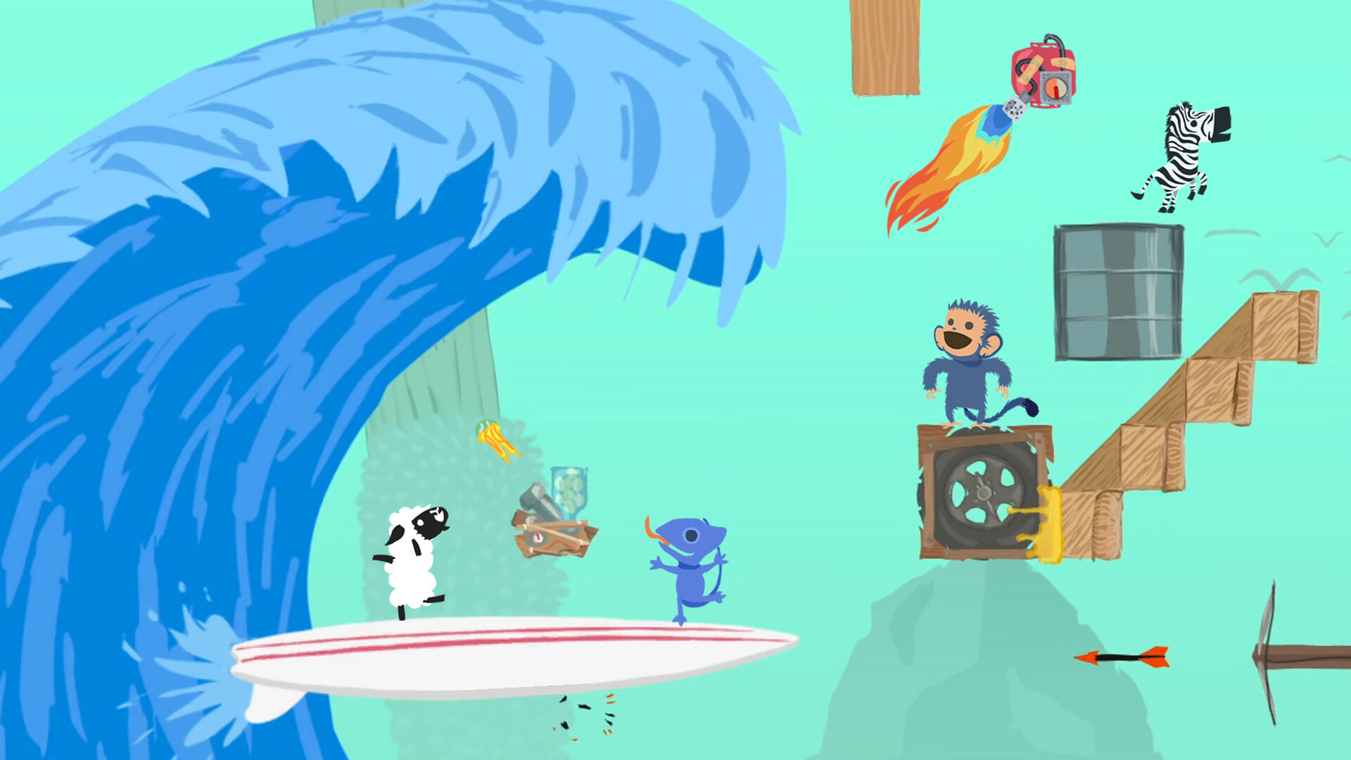 Ultimate Chicken Horse ekran görüntüsü 1