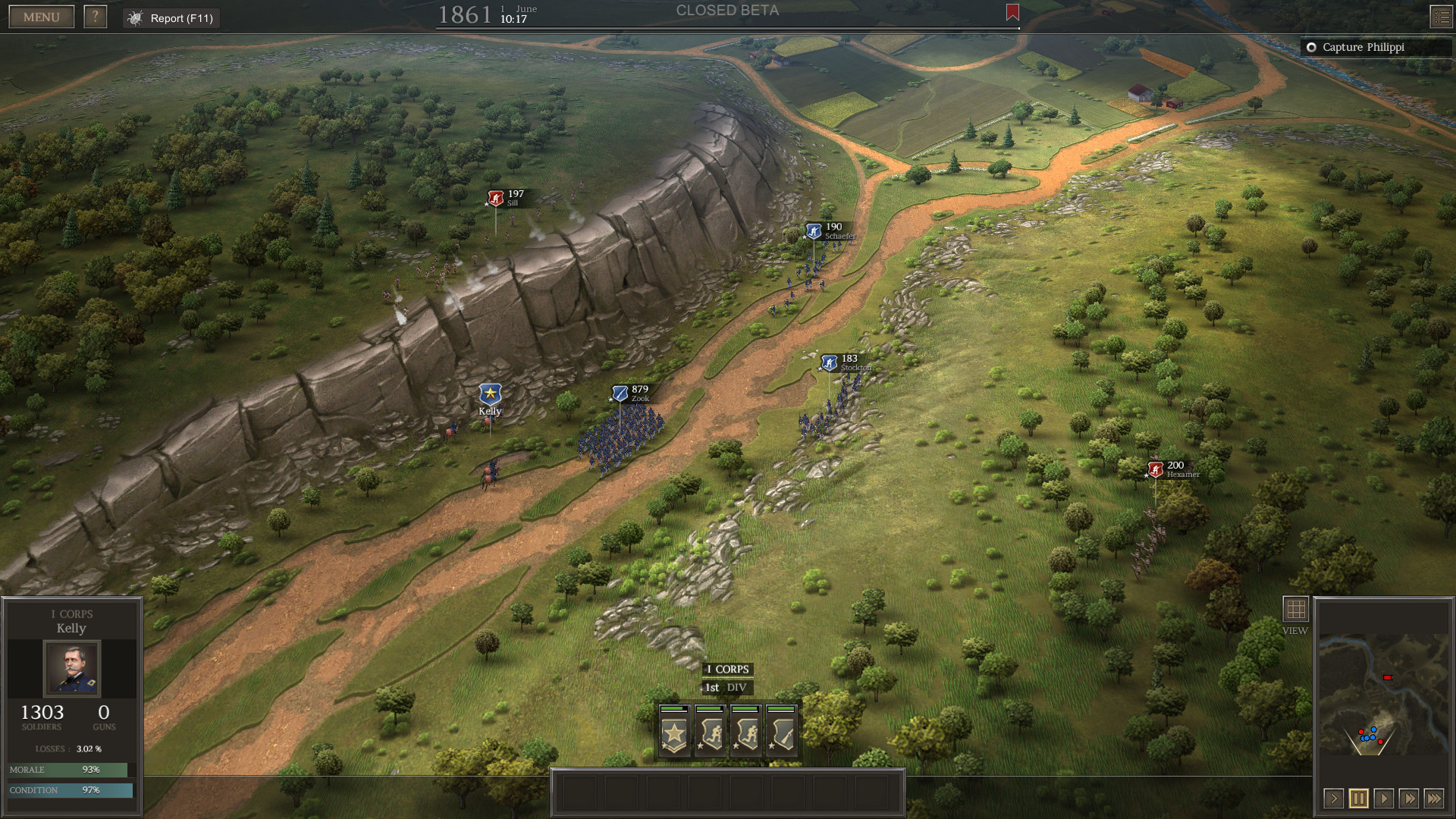Ultimate General: Civil War ekran görüntüsü 1