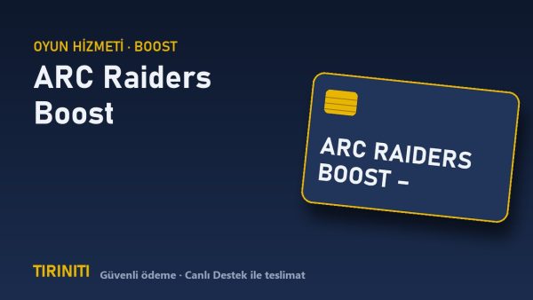 ARC Raiders Boost – Baskın, Görev, Seviye ve Coin satın al - Tiriniti