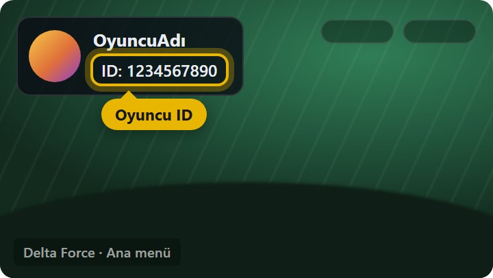 Oyuncu ID nerede yazar - Ana menüdeki profil kartında yazan oyuncu ID