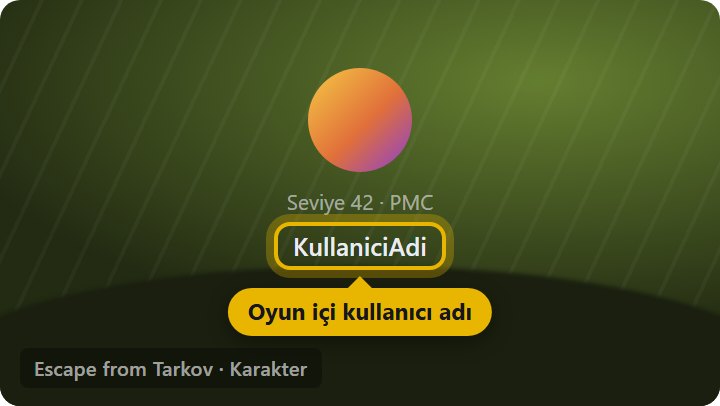 Oyun içi kullanıcı adı (nickname) nerede yazar - Oyundaki kullanıcı adınız (nickname)